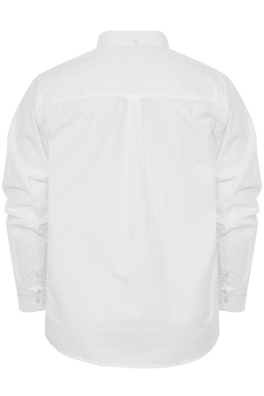 BadRhino White Cotton Poplin Long Sleeve Shirt | BadRhino 3