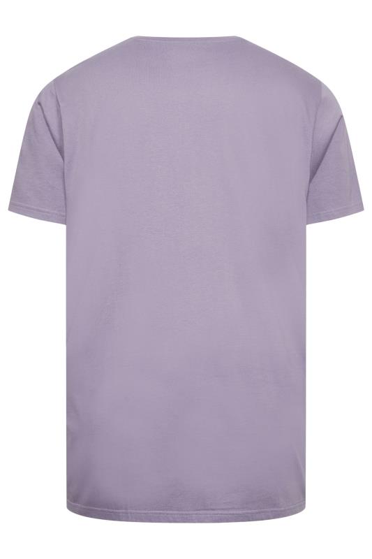 BadRhino Big & Tall Purple 'Montana' T-Shirt | BadRhino 4