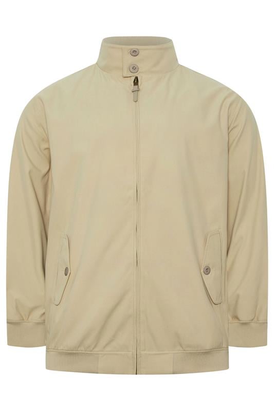 Men's  BadRhino Big & Tall Brown Harrington Jacket