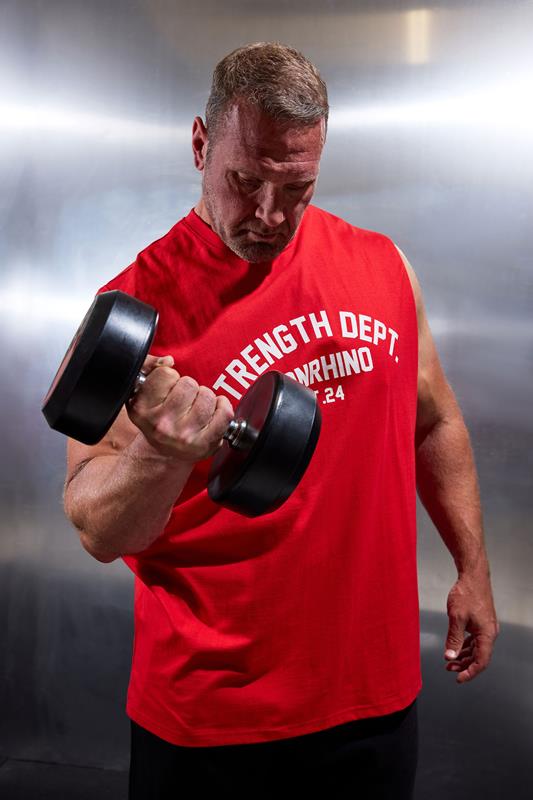  IronRhino Big & Tall Samba Red Strength Dept Vest