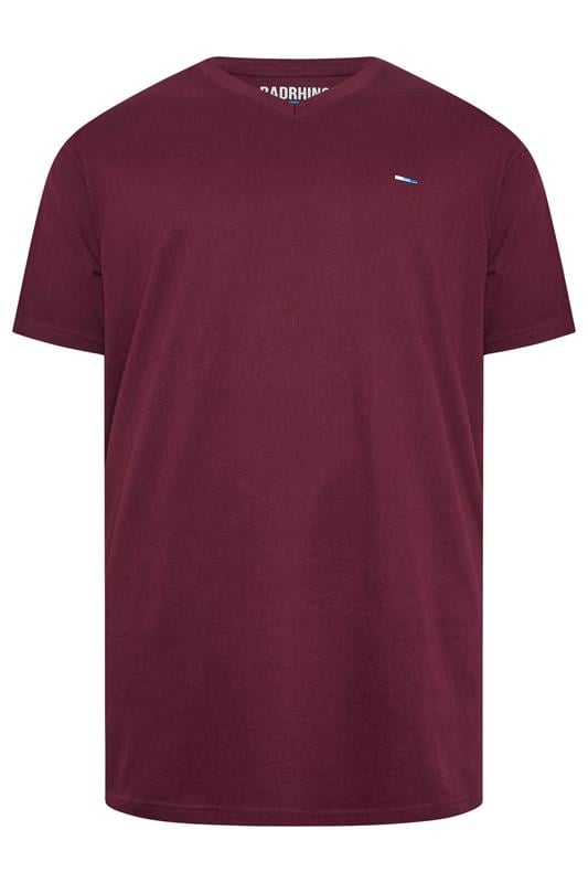 BadRhino Big & Tall Black/Red/Green/Blue/Navy Blue 5 Pack V-Neck T-Shirts | BadRhino 2