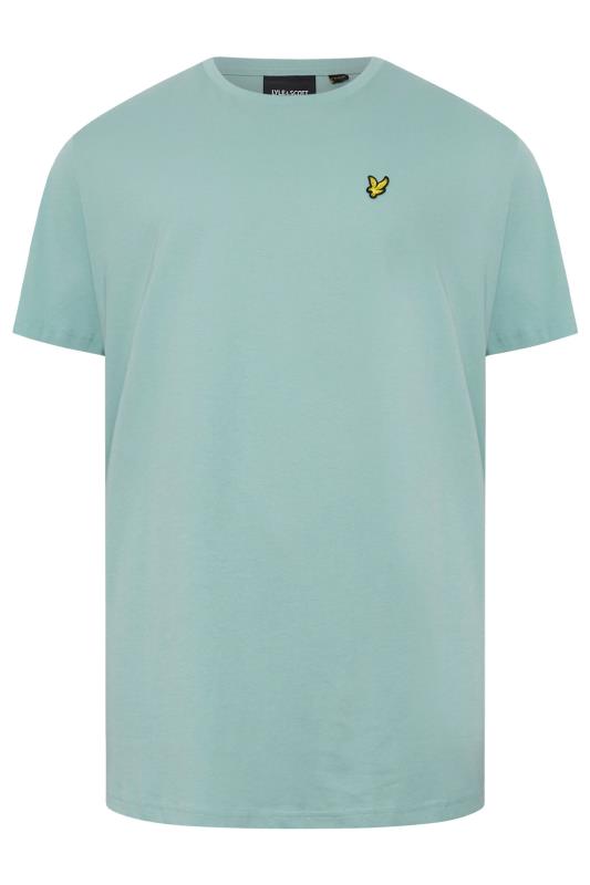 LYLE & SCOTT Big & Tall Dark Blue Plain T-Shirt | BadRhino 3