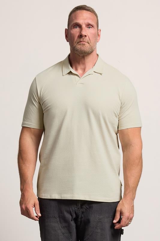  JACK & JONES Big & Tall White Plain Polo Shirt