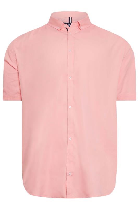 BadRhino Big & Tall Pink Poplin Shirt | BadRhino 3