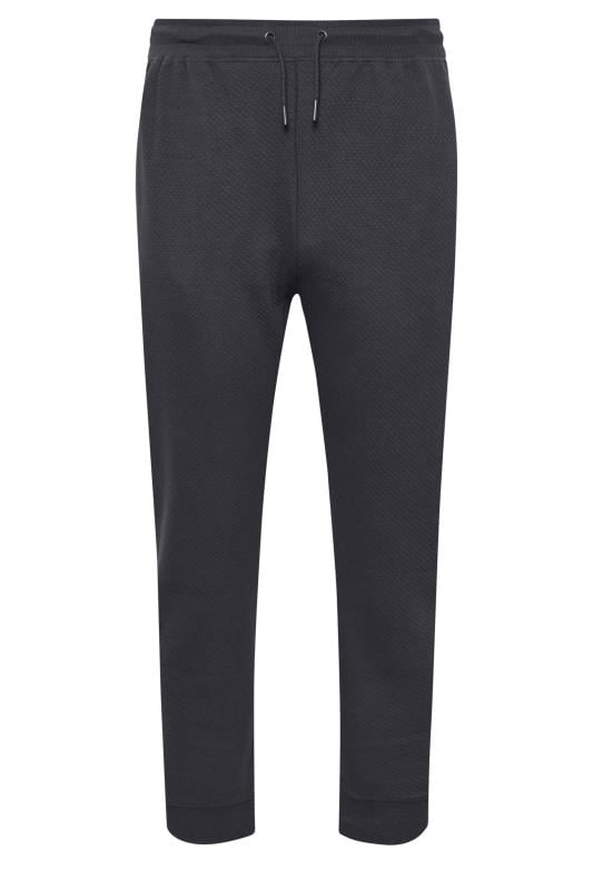 BadRhino Big & Tall Grey Diamond Quilted Joggers | BadRhino 4