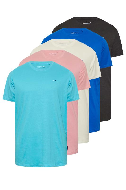 BadRhino For Less Grey Assorted Lightweight 5 Pack T-Shirts | BadRhino 2