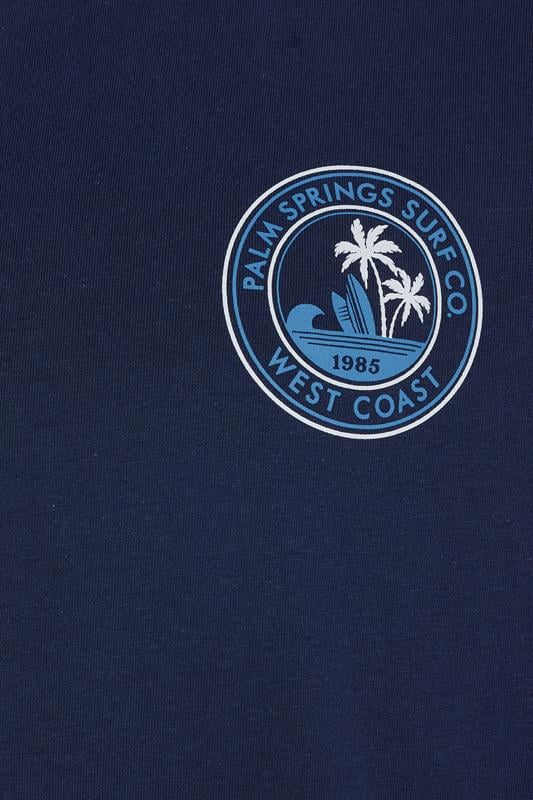 KAM Big & Tall Light Blue Palm Springs Vest Top | BadRhino 3