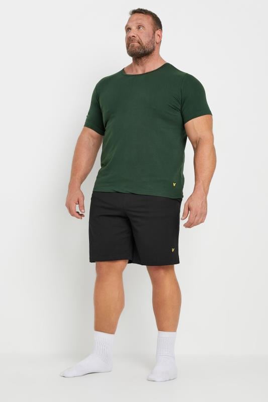 LYLE & SCOTT Black & Dark Green Lounge Set | BadRhino 1