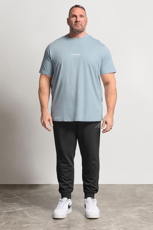 JACK & JONES Big & Tall Black Joggers | BadRhino 2