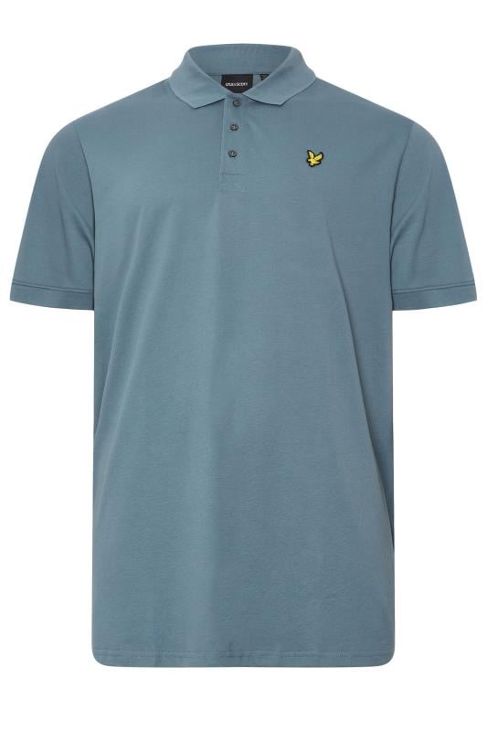 LYLE & SCOTT Big & Tall Blue Polo Shirt | BadRhino 1