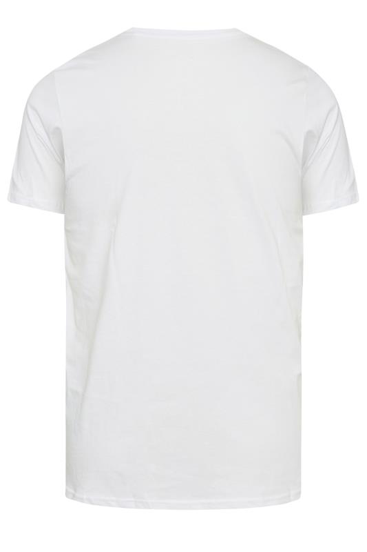 BadRhino Big & Tall 5 Pack White Core T-Shirts | BadRhino 5