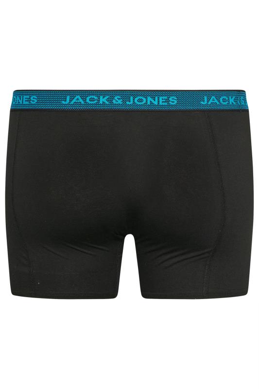 JACK & JONES Big & Tall Grey 3 Pack Trunks | BadRhino 8