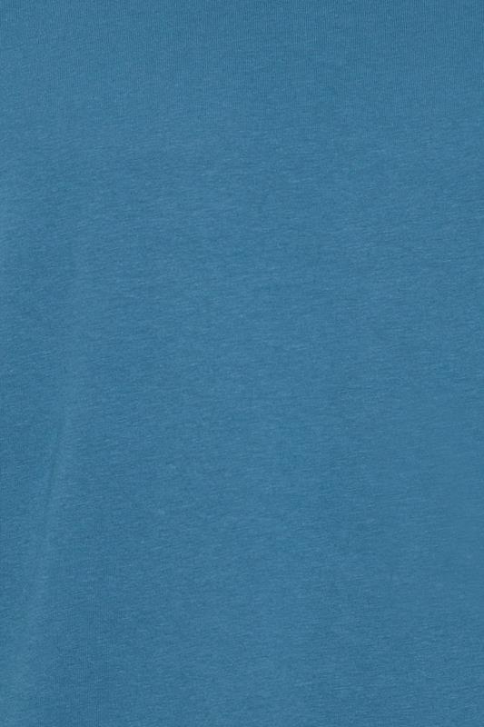D555 Big & Tall Teal Blue Core T-Shirt | BadRhino 5