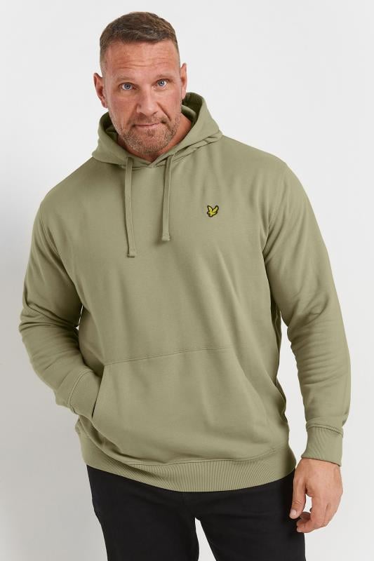 LYLE & SCOTT Big & Tall Sage Green Pullover Hoodie | BadRhino 1