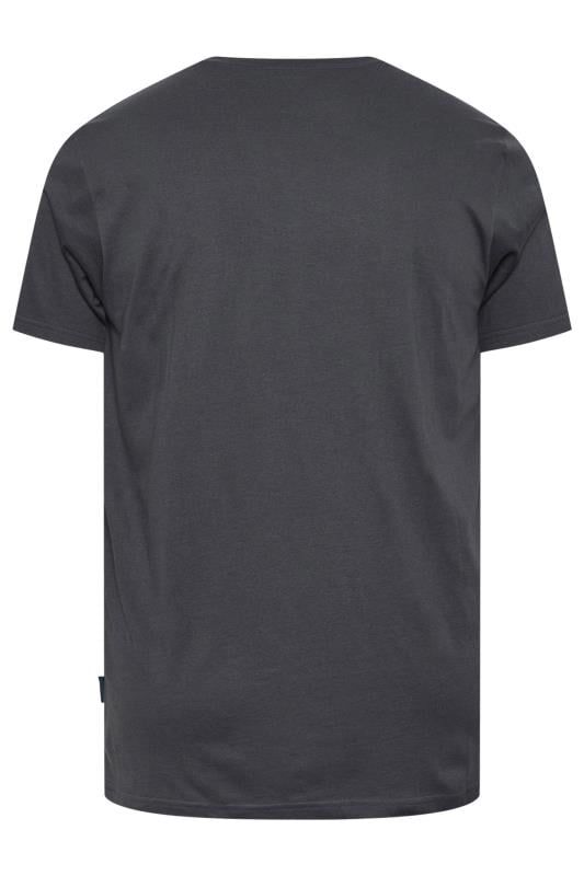 BadRhino Big & Tall Ebony Grey Extra Long Core T-Shirt | BadRhino 4