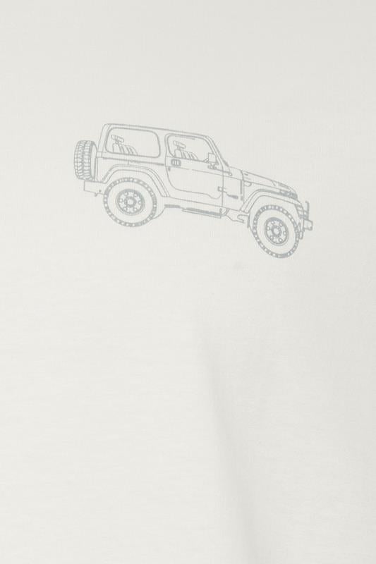 BadRhino White Extra Long 'Forever Off-Roader' Tee | BadRhino 8