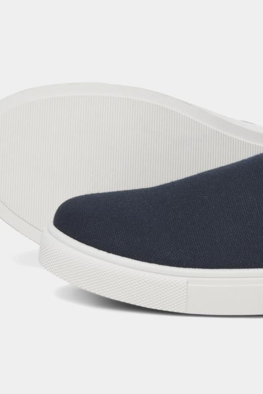 JACK & JONES Navy Blue 'Richmond' Slip-On Loafers | BadRhino 5