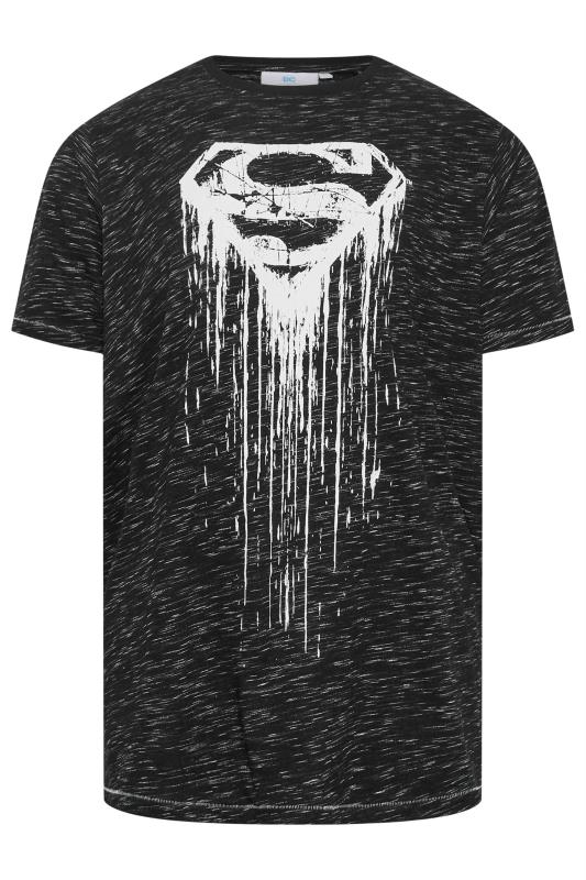 BadRhino Big & Tall Black Superman Graphic Print T-Shirt | BadRhino 4