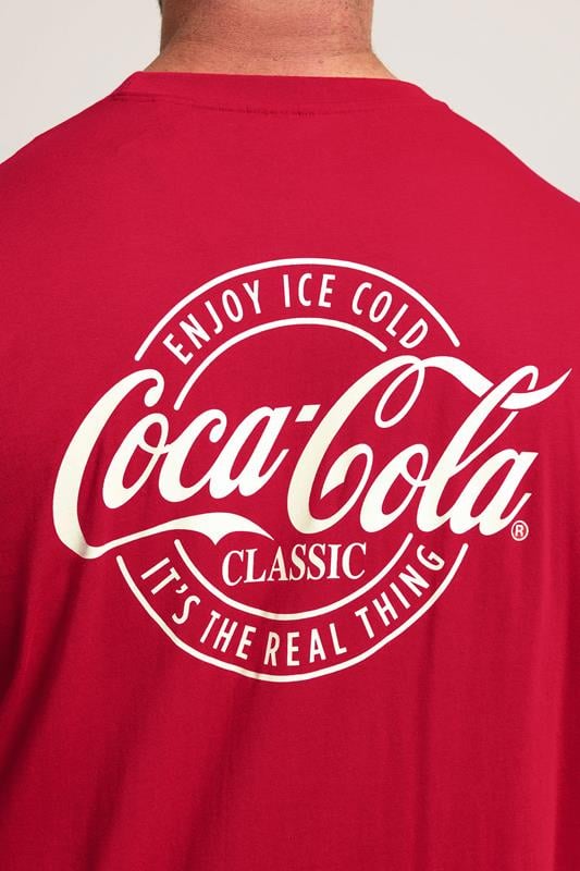 BadRhino Big & Tall Red Coca Cola Graphic T-Shirt | BadRhino 5