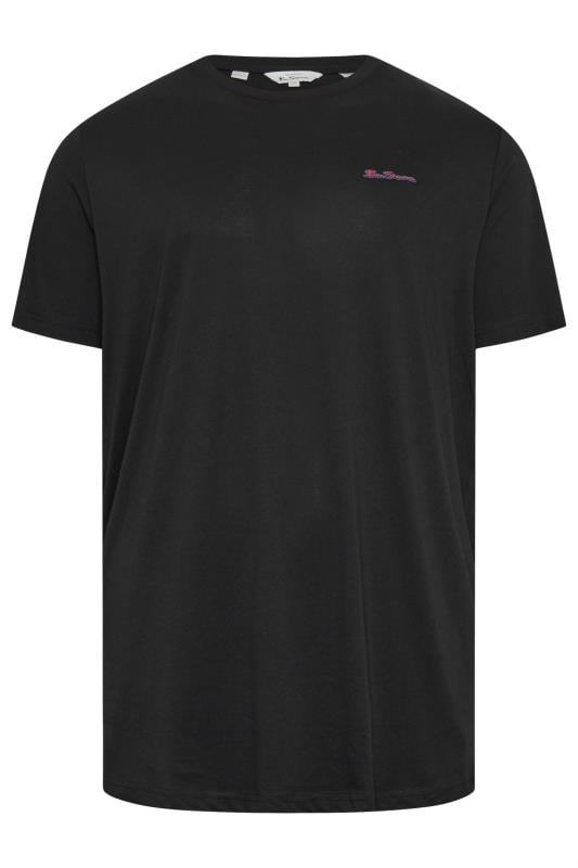 BEN SHERMAN Big & Tall Black Signature T-Shirt | BadRhino 3