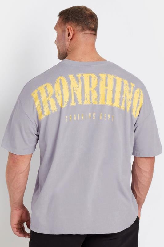 IronRhino Big & Tall Purple Acid Wash T-Shirt | BadRhino 3