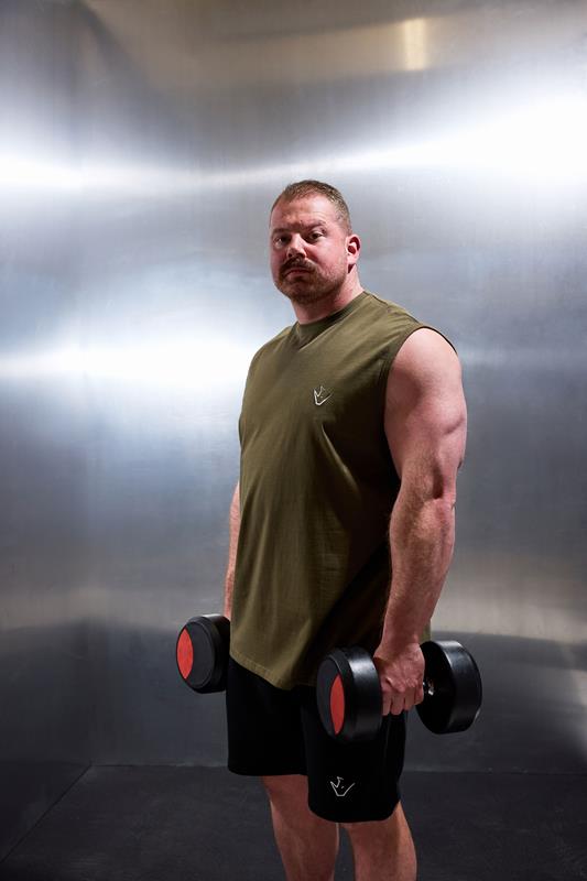  IronRhino Big & Tall Olive Green 'Rest Day' Vest