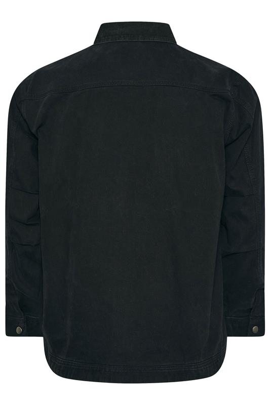 BadRhino Big & Tall Black Canvas Worker Jacket | BadRhino 7