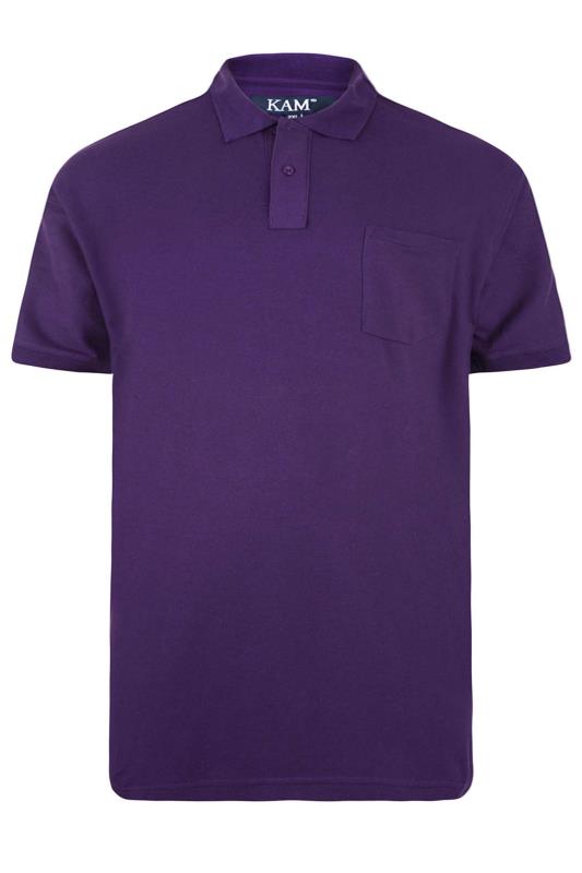 KAM Purple Pocket Polo Shirt | BadRhino 2