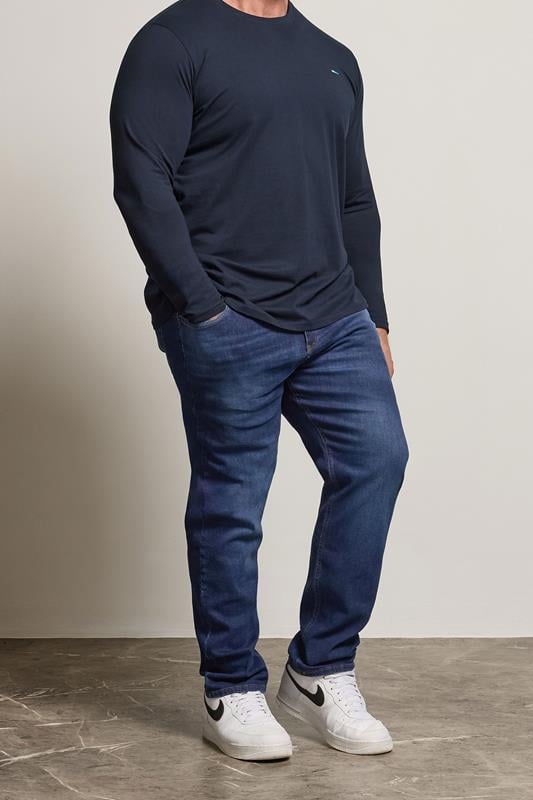Men's  BadRhino Big & Tall Dark Wash Denim Jeans