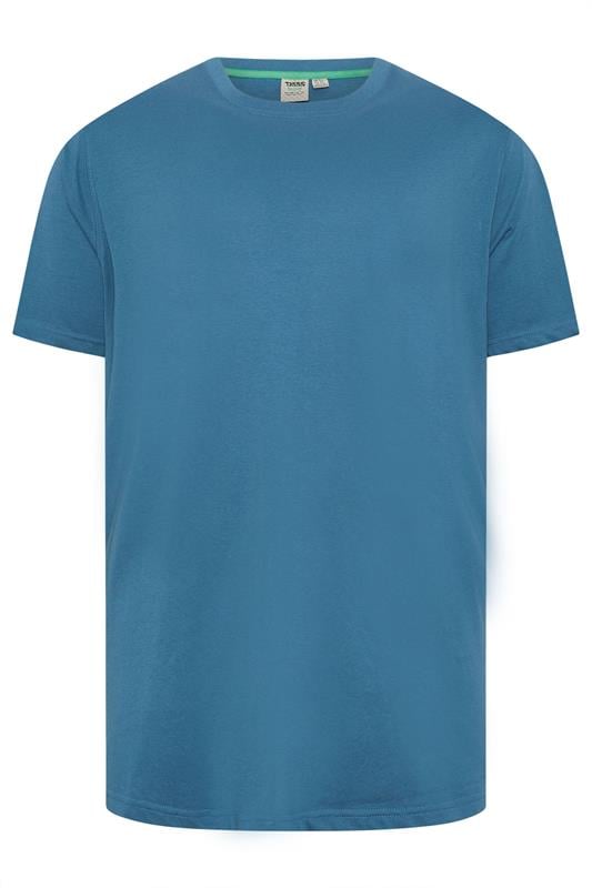 D555 Big & Tall Teal Blue Core T-Shirt | BadRhino 2