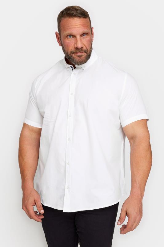 Men's  BadRhino Big & Tall White Poplin Shirt