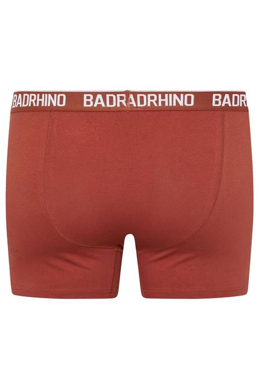BadRhino 5 PACK Navy Blue/Grey/Green/Burnt Red/Black Boxers | BadRhino 6