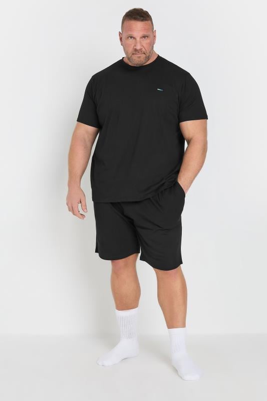 Men's  BadRhino Big & Tall Black Lounge Shorts & T-Shirt Set