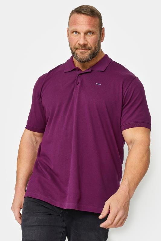 BadRhino Big & Tall Purple Core Polo Shirt | BadRhino  3