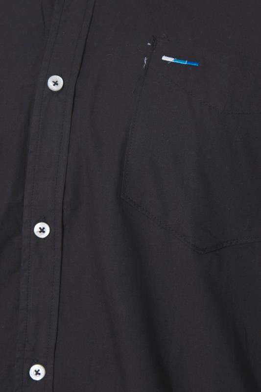 BadRhino Big & Tall Black Logo Poplin Long Sleeve Shirt | BadRhino