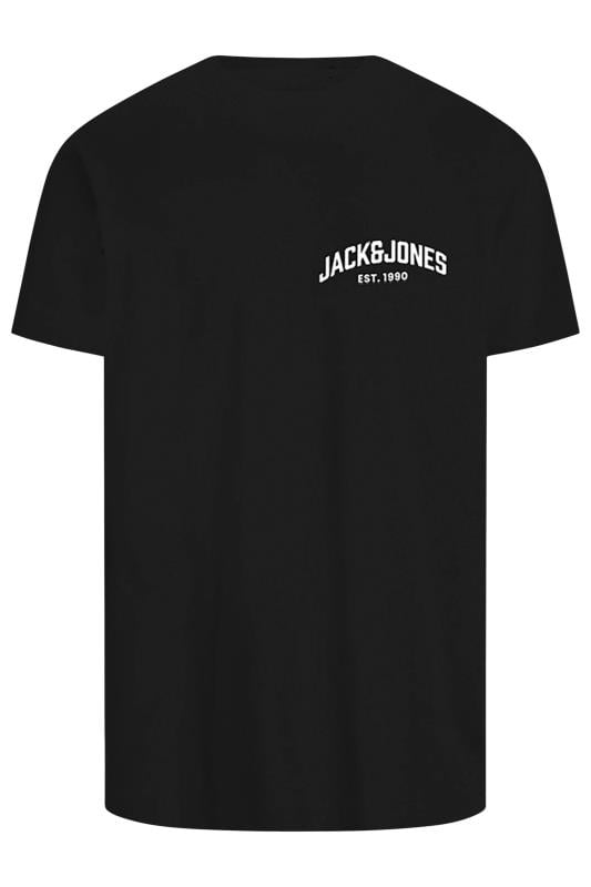 JACK & JONES Big & Tall 5 PACK Grey & Green Crew Neck T-Shirts | BadRhino 6