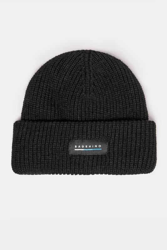 BadRhino Black Chunky Logo Beanie | BadRhino 2