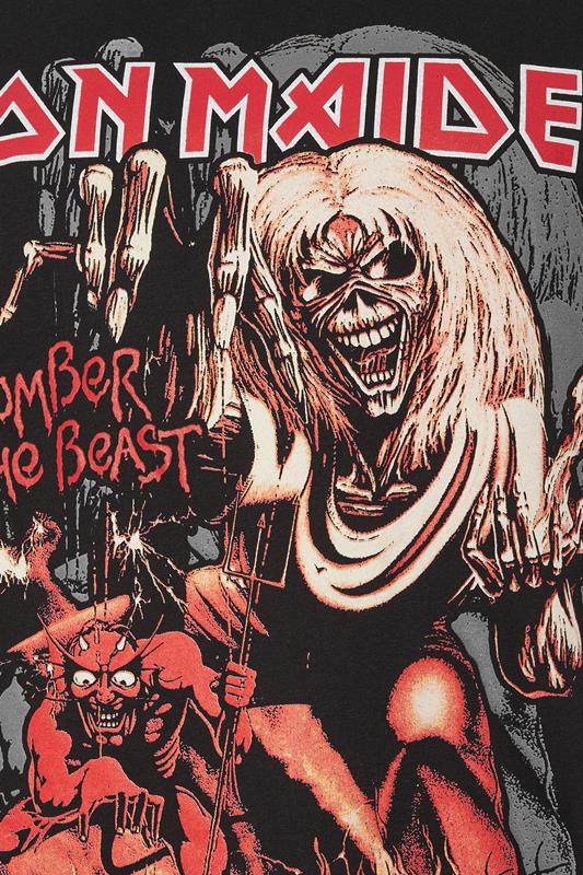 BadRhino Big & Tall Black & Red Iron Maiden Graphic T-Shirt | BadRhino 5