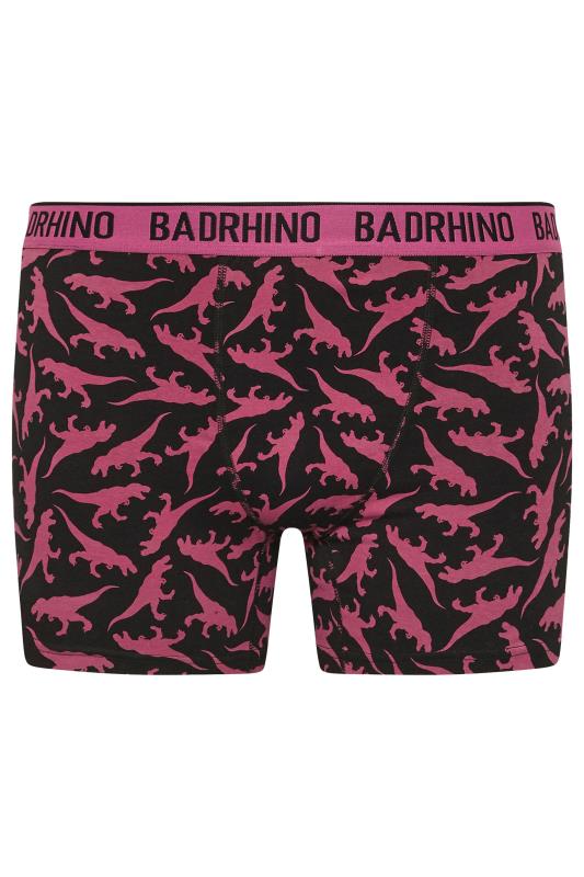 BadRhino Big & Tall 3 Pack Pink Green & Blue Striped Trunks | BadRhino 8