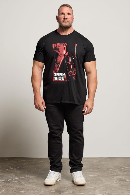 BadRhino Big & Tall Black Star Wars Graphic T-Shirt | BadRhino 2