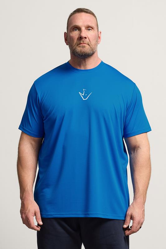IronRhino Big & Tall Cobalt Blue Performance T-Shirt | Badrhino 1