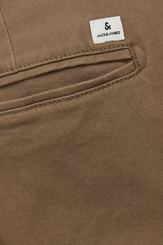 JACK & JONES Big & Tall Otter Brown 'Marco' Chino Trousers | BadRhino 3