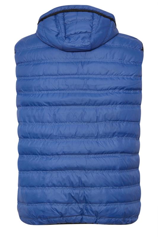 KAM Big & Tall Royal Blue Quilted Gilet | BadRhino 2