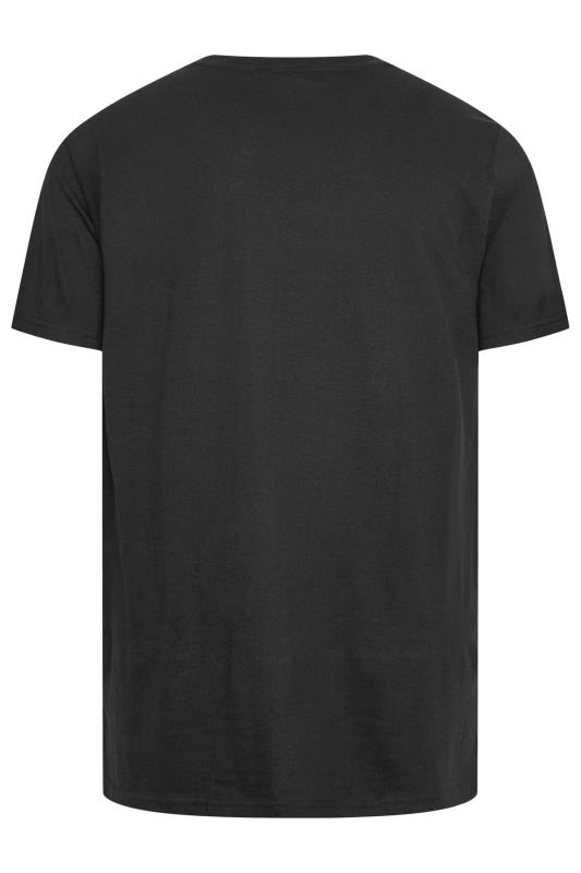 D555 2 PACK Black Crew Neck T-Shirts | BadRhino 5