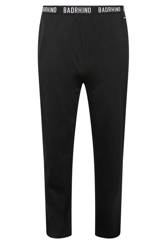 BadRhino Big & Tall Black Lounge Trouser & T-Shirt Set | BadRhino 9