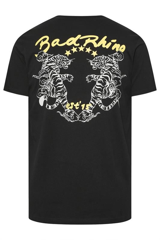BadRhino Big & Tall Black Tiger Graphic T-Shirt | BadRhino 2