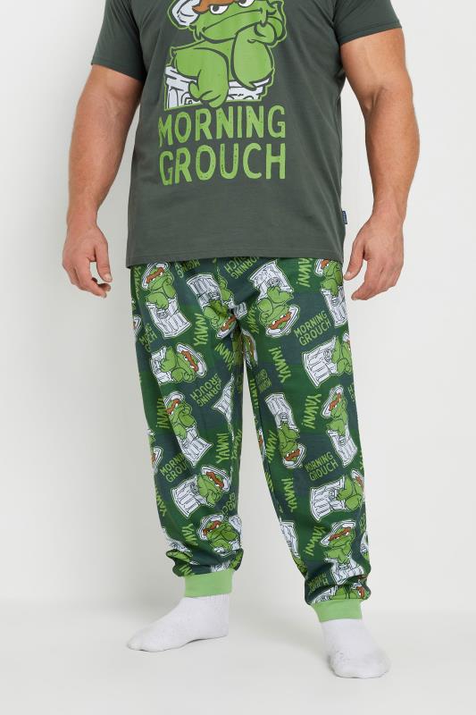 BadRhino Black & Green Grouch Pyjama Set | BadRhino 4