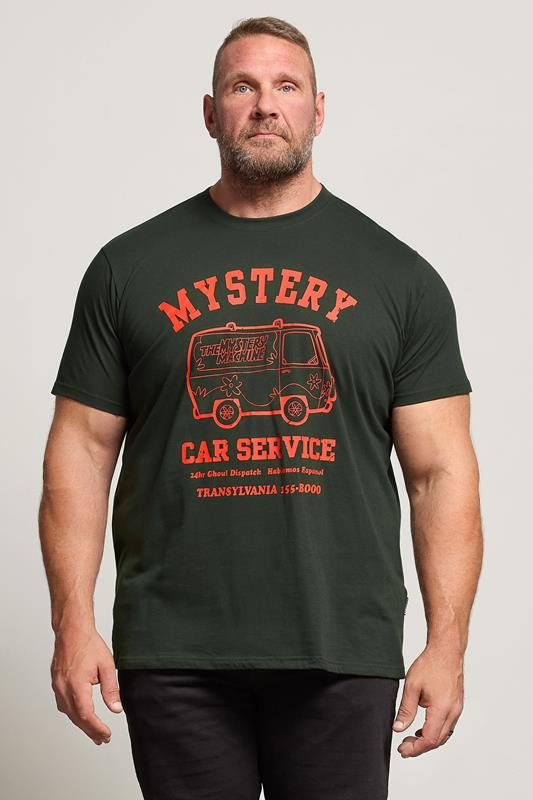 Men's  BadRhino Big & Tall Ebony Grey Scooby Doo Graphic T-Shirt