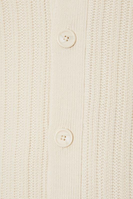 BadRhino Big & Tall Natural Brown Knitted Shawl Cardigan | BadRhino 5