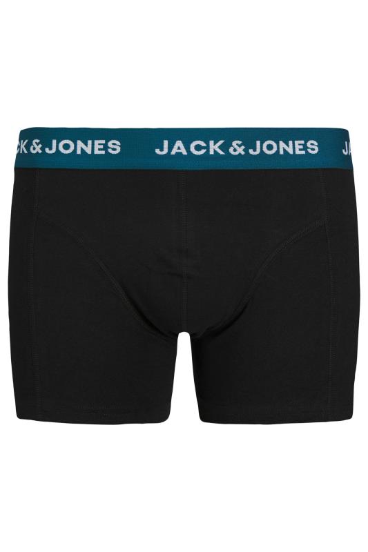 JACK & JONES Big & Tall 5 PACK Black 'Oliver' Trunks | BadRhino 6